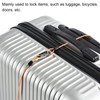 TOP-VIGOR Security Steel Cable 2.5mm x 1m Coated Security Wire