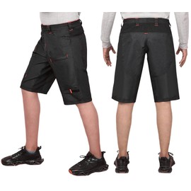 Men's Commuter Bike to Work Cycling Pants - Chinos/Slacks (Black, 34W x 34L)