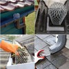 JZK 4X Flexible Split Metal mesh Gutter Guards fit Round