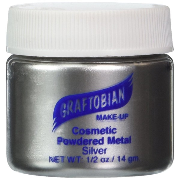Graftobian Powdered Metal - Silver (0.5 oz)