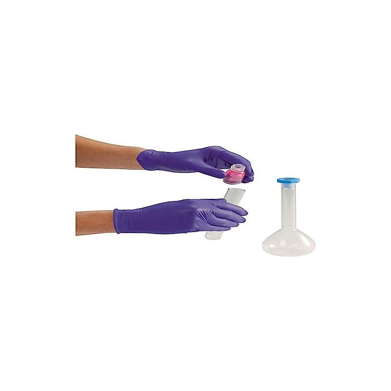 Bodyguards Polyco MFNP100/01 Finite P Indigo AF Nitrile Disposable Gloves,