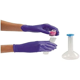 Bodyguards Polyco MFNP100/01 Finite P Indigo AF Nitrile Disposable Gloves, Small/7, Indigo