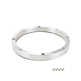 Modengzhe 2 Pcs 6-1/2" Aluminum Alloy Speaker Woofer Spacers Universal Fit for Car, 3/4" Depth