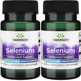 Swanson 180 Caps Swanson Albion Selenium Complex 200 mcg  heart prostate health