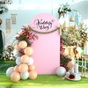 bricia Wedding Arch Backdrop Stand Cover, 6.6FT Double Sided Stretchy