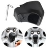 MACHSWON Back Up Camera Cover, ABS Black Rear Back-Up Camera