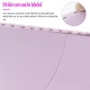A4 Binder Dividers with Pockets - Plastic 12-Tab Binder Dividers