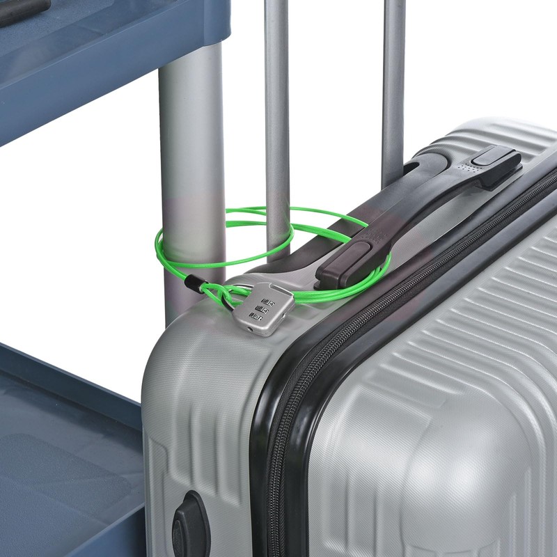 PATIKIL Security Steel Cable with 3 Digit Combination Lock, Travel