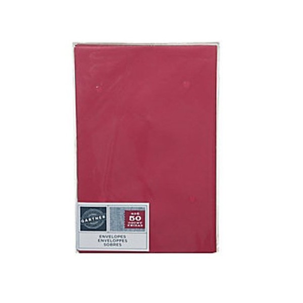 Red A9 Envelopes - 50 Count
