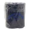 Set of Dice Cup Black PU Leather w/Plush Blue Felt