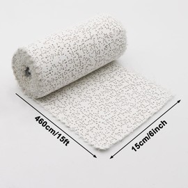 Modroc Plaster Bandages of Paris 15 cm x 4.6 m White Paper Mache Bandages for Crafts Imprint Bandages Pack of 3