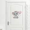 Elephant Wall Art Nursery - Animal Wall Stickers Lovely Elephant