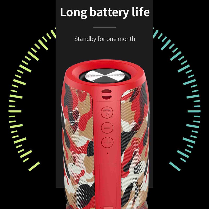 Portable Wireless Bluetooth Speaker 5W Lower Power Consumption Subwoofer for