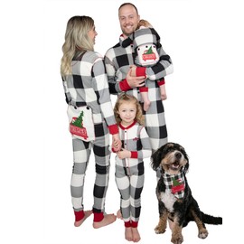 Lazy One Flapjacks, Matching Christmas Pajamas for The Dog, Baby & Kids, Teens, and Adults (Tailgate, Small)