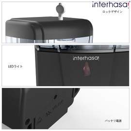 Interhasa! Soap Dispenser Automatic Hand Soap Dispenser Wall Mounted 600ml/20oz Non-Leaking Commercial and Home Bathroom (Black, 100*95*165mm 0.46kg)
