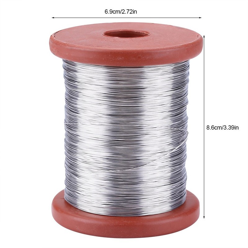TOPINCN Stainless Steel or Iron Wire, 500g Roll for Beehive