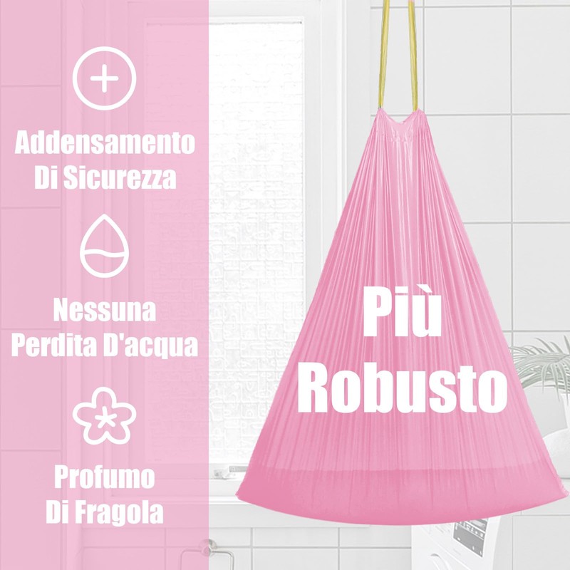 HW 60 Pieces 55 x 65 cm Strawberry Scent Trash