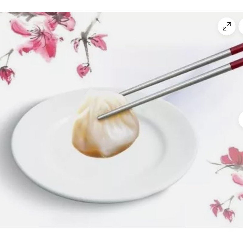 2-Pair Red/ Black Gift Set Taiwan Din Tai Fung stainless