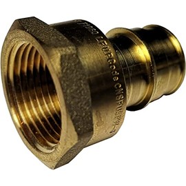 2 Pieces XFITTING 3/4" Pex-A Expansion x 1/2" Female Adapter, Brass
