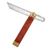 1Pcs Adjustable Bevel Gauge, 9 Inch/230mm T Bevel Blade Ruler,