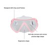 Diving Goggles Silicone Glass Plastic Ultra Clear Comfortable Adjustable Diving