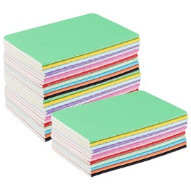 JAPCHET 36 Pack Colorful A6 Small Pocket Notebooks, Small Notebooks Notepads Journal for Traveler Office Home, 12 Colors, 30 Sheets, 3.5 x 5.5 Inches