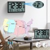 Amgico Digital Wall Clock,16.7" Large Display Atomic Clock, Battery Operated,Digital