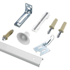 Richelieu Hardware 14028WBC Onward Bi-Fold Door Hardware Kit 72 in (1820 mm), Track White