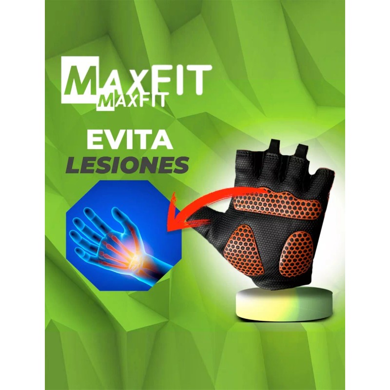 Maxfit Guantes Gym Tacticos Pesas Crossfit Gimnasio Maxfit St007
