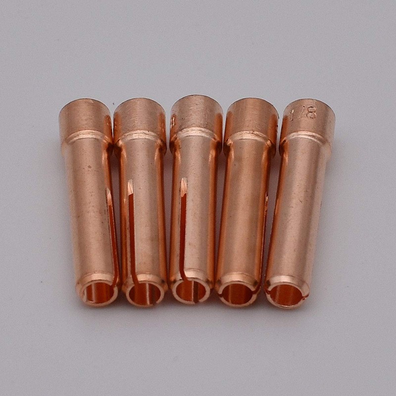 10PK TIG Stubby Collets 10N25S 1/8" & 3.2mm for WP