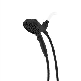 Pfister HydroFuse Handheld Shower Head, Hose Included, Magnetic Docking, 6-Function, 2.5 GPM, Spot Defense Matte Black Finish, 016HFM01SDB