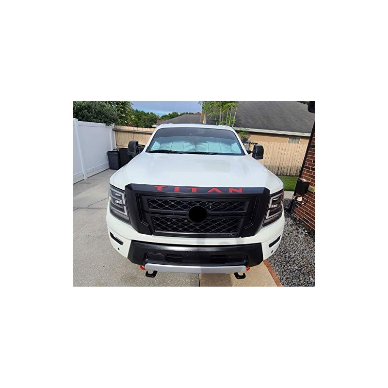 Red Letters fits 2020 Titan Hood/Grill ABS Plastic Inlay Also