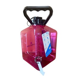 HYDRATION JUNKIE 3 Liter Big Water Bottle with Handle | Transporter JUG (Majestic Pink)