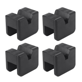 VASTAUTO VASTAUTO Jack Rubber Pad Adapter,Jack Stand Universal Heavy Duty Rubber,Slotted Frame Rail Pinch Welds Protector Floor Jack Pad Adapter(4 Pack)