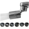 Extensor de aireador de llave giratorio, adaptadores de llave de