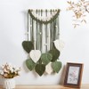 ORIGACH DIY Macrame Leaf Wall Hanging Kit Boho Macrame Leaf
