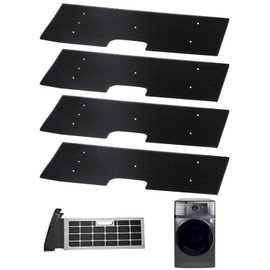 4-Pack WH01X35719 Lint Filter - for Ge Washer Dryer Combo - Hand Washable and Reusable - for Models: PFQ97HSPV0DS