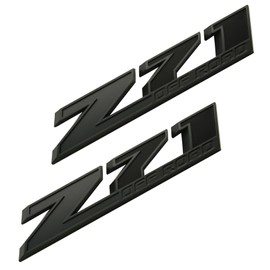 2pcs New Big Z71 Off Road Emblems 10 inch Badge Compatible with 2009-2018 Colorado Tahoe Silverado Sierra Suburban 2500Hd 3500Hd Offroad (Matte Black)