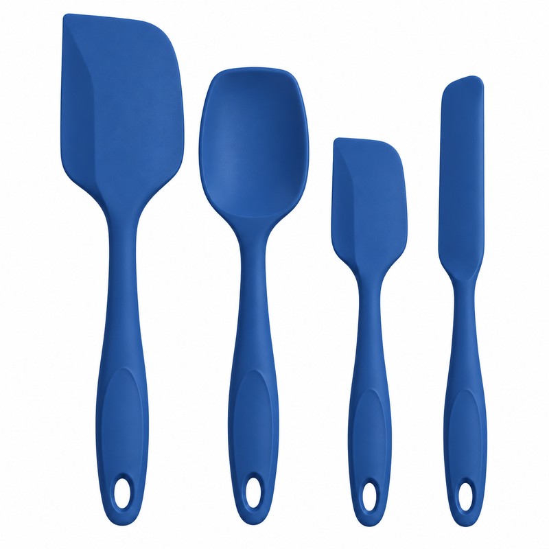 Silicone Spatula Set for Cooking and Baking – 4-Piece Heat-Resistant