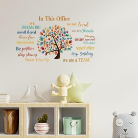 Office Inspirational Quotes Wall Sticker Office Wall Decor Motivational Teamwork Wall Stickers Positive Lettering Company Art We are A Team Wall Decoration Office Decor.