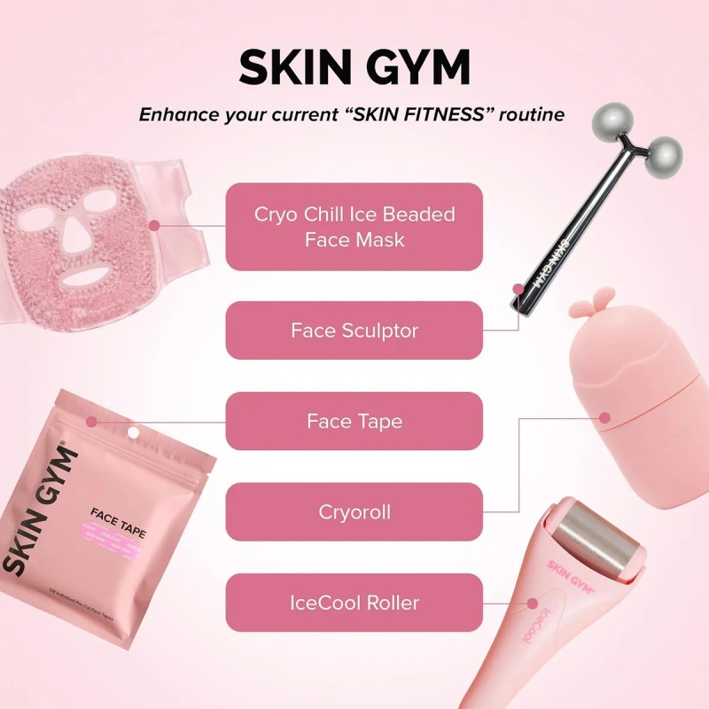 Skin Gym Cryochill - Máscara Facial Con Cuentas De Hielo,