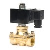 U.S. Solid 1/2" Brass Solenoid Valve - 12V DC, Normally