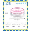 100M/0.6mm Bracelet String Caianwin Clear String Elastic Thread for Jewellery