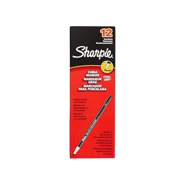 SHARPIE Peel-Off China Marker, Blue, Dozen (1764000)