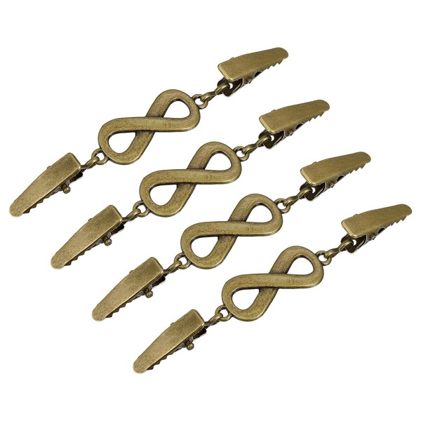 QUARKZMAN Pack of 4 Pullover Clips Retro Collar Clips for