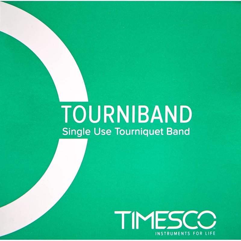 Timesco D80.100 Tourniquet-2.5 cm x 45 cm (Pack of 25)