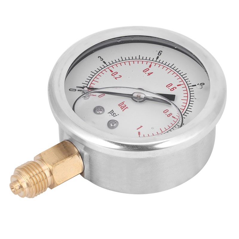 TS PGG604-1bar 1/4 BSP Y60 Radial Oil Filled Pressure Gauge