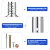 Elesunory 6Pcs Threaded Tip Replacement, Ultra Threaded Tip Repair Kit,