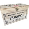 khevga Storage Box with Lid: Wooden Box for Medication, Decoration