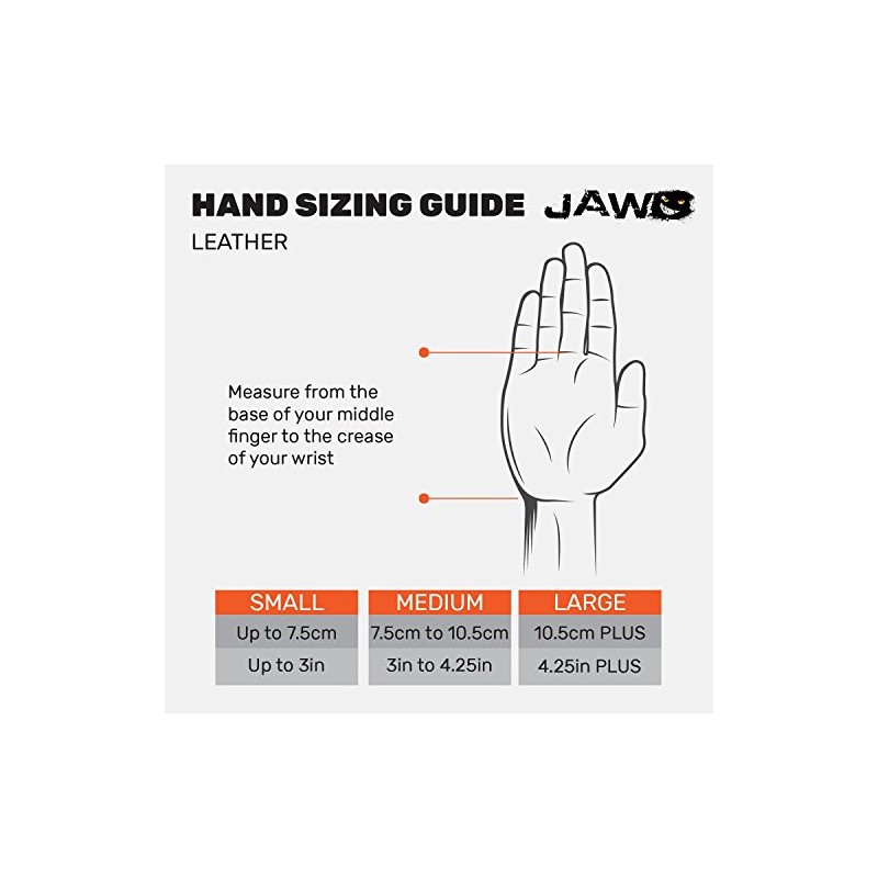 JAW Leather Pull-up Grips (Small)